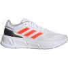 imageadidas Mens Questar Running ShoeWhiteSolar RedBlack