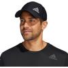 imageadidas Mens Release 3 Structured Stretch Fit CapBlackWhiteGrey