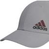 imageadidas Mens Release 3 Structured Stretch Fit CapGrey ThreeAurora Ruby RedBlack