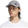 imageadidas Mens Release 3 Structured Stretch Fit CapGrey ThreeAurora Ruby RedBlack