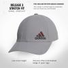 imageadidas Mens Release 3 Structured Stretch Fit CapGrey ThreeAurora Ruby RedBlack