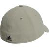 imageadidas Mens Release 3 Structured Stretch Fit CapSilver Pebble GreyBlackWhite
