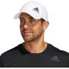 imageadidas Mens Release 3 Structured Stretch Fit CapWhiteOnix GreyBlack
