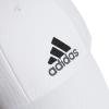 imageadidas Mens Release 3 Structured Stretch Fit CapWhiteOnix GreyBlack