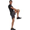 imageadidas Mens Run It 7quot ShortsDark Grey HeatherSolid Grey