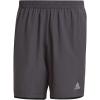 imageadidas Mens Run It 7quot ShortsDark Grey HeatherSolid Grey