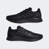 imageadidas Mens Runfalcon 20 Running ShoeBlackBlackGrey