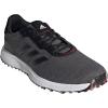 imageadidas Mens S2G Spikeless Golf ShoesGrey FourCore BlackScarlet