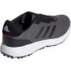 imageadidas Mens S2G Spikeless Golf ShoesGrey FourCore BlackScarlet