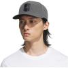 imageadidas Mens Scorecard High Crown Low Curve Brim Snapback Adjustable Fit Course Style HatGrey FourBlackOnix Grey