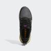 imageadidas Mens Solarthon Spikeless Golf ShoeCore BlackPurpleSolar Gold