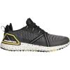 imageadidas Mens Solarthon Spikeless Golf ShoeCore BlackPurpleSolar Gold