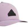 imageadidas Mens Sport 5Panel High Crown Structured Snapback Adjustable Fit CapPreloved Fig PurpleBlackGrey