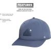imageadidas Mens Sport 5Panel High Crown Structured Snapback Adjustable Fit CapPreloved Ink BlueGrey