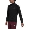imageadidas Mens Standard Aeroready Sereno Cut 3Stripes Slim Track TopBlackGrey Six