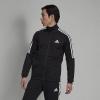 imageadidas Mens Standard Aeroready Sereno Cut 3Stripes Slim Track TopBlackWhite