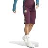 imageadidas Mens Standard Mexico 2024 Tiro Training ShortsDark BurgundyGreen Spark