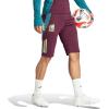imageadidas Mens Standard Mexico 2024 Tiro Training ShortsDark BurgundyGreen Spark