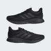 imageadidas Mens Supernova ShoeBlackBlackWhite