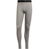 imageadidas Mens Techfit Long TightsMedium Grey Heather