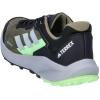 imageadidas Mens Terrex Trailrider Gore Tex Trail Running ShoesOlive Strata Wonder Silver Green Spark
