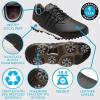 imageadidas Mens Tour360 22 Golf Shoes Footwear WhiteFootwear WhiteSilver Metallic 11