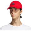 imageadidas Mens Ultimate Hat Relaxed Crown Adjustable Fit Strapback Cotton Baseball CapBetter ScarletBlackGrey Six