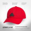 imageadidas Mens Ultimate Hat Relaxed Crown Adjustable Fit Strapback Cotton Baseball CapBetter ScarletBlackGrey Six