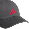 imageadidas Mens Ultimate Hat Relaxed Crown Adjustable Fit Strapback Cotton Baseball CapGrey SixPure Ruby Red30