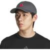 imageadidas Mens Ultimate Hat Relaxed Crown Adjustable Fit Strapback Cotton Baseball CapGrey SixPure Ruby Red30