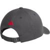 imageadidas Mens Ultimate Hat Relaxed Crown Adjustable Fit Strapback Cotton Baseball CapGrey SixPure Ruby Red30
