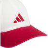 imageadidas Mens Ultimate Hat Relaxed Crown Adjustable Fit Strapback Cotton Baseball CapOff WhiteActive Maroon30