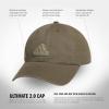 imageadidas Mens Ultimate Hat Relaxed Crown Adjustable Fit Strapback Cotton Baseball CapOlive Strata GreenTent Green