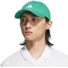 imageadidas Mens Ultimate Hat Relaxed Crown Adjustable Fit Strapback Cotton Baseball CapSemi Court GreenWhite30