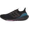 imageadidas Mens Ultraboost 21 Running ShoeBlackCarbonActive Teal