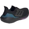 imageadidas Mens Ultraboost 21 Running ShoeBlackCarbonActive Teal