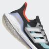 imageadidas Mens Ultraboost 21 Running ShoeBlackWhiteAqua