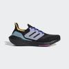 imageadidas Mens Ultraboost 21 Running ShoeBlackWhitePulse Aqua