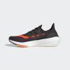 imageadidas Mens Ultraboost 21 Running ShoeCarbonBlackSolar Red