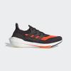 imageadidas Mens Ultraboost 21 Running ShoeCarbonBlackSolar Red