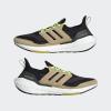 imageadidas Mens Ultraboost 21 Running ShoeCore BlackBeige ToneSignal Green