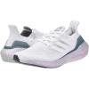 imageadidas Mens Ultraboost 21 Running ShoeCrystal White Crystal White Hazy Green