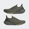 imageadidas Mens Ultraboost 21 Running ShoeFocus OliveFocus OliveAcid Yellow