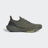 imageadidas Mens Ultraboost 21 Running ShoeFocus OliveFocus OliveAcid Yellow
