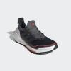 imageadidas Mens Ultraboost 21 Running ShoeGreyBlackSolar Red