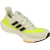 imageadidas Mens Ultraboost 21 Running ShoeWhite Yellow Black Fy0377