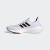 imageadidas Mens Ultraboost 21 Running ShoeWhiteBlackSolar Red