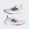 imageadidas Mens Ultraboost 21 Running ShoeWhiteBlackSolar Red