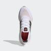 imageadidas Mens Ultraboost 21 Running ShoeWhiteBlackSolar Red