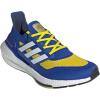 imageadidas Mens Ultraboost21 Running ShoesBlueWhiteGold Metallic